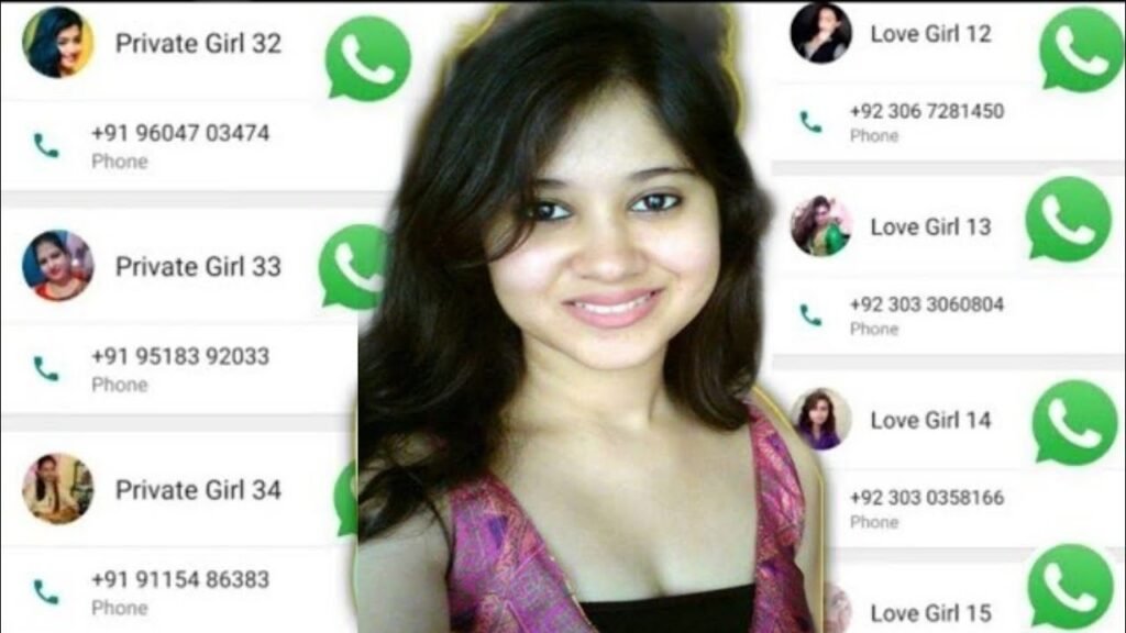 real girl whatsapp number