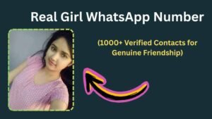 Real Girl WhatsApp Number